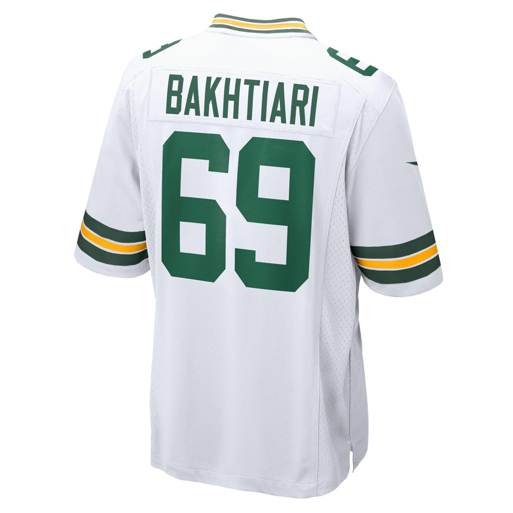 Youth Green Bay Packers David Bakhitari Game Jersey - White